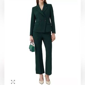 MARELLA Emerald Green Double Breasted Suit Made in Italy